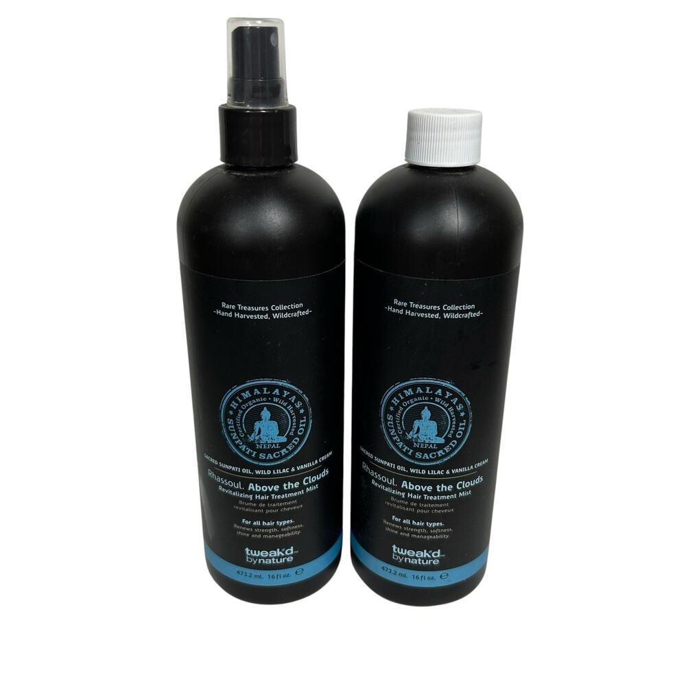 2 Tweak’d By Nature Above The Clouds Revitalizing Hair Treatment Mist 16oz Pump